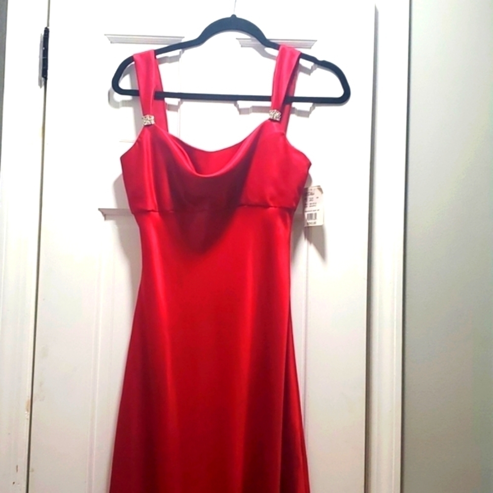 David's Bridal Formal Occasion Dress size 2 Color Red NWT